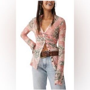 NWOT lucky shirtee women’s top by Free People